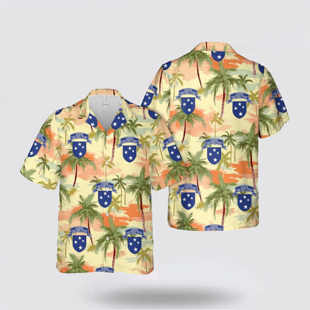 Army Hawaiian Shirt, US Army LRP Vietnam 23rd Infantry Division Americal 51st Infantry Regiment E Com Hawaiian Shirt