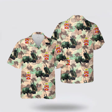 Army Hawaiian Shirt, US Army M142 HIMARS Of 5th Battalion, 3rd Field Artillery Regiment, 17th Field Artillery Brigade Hawaiian Shirt