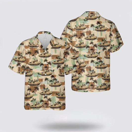Army Hawaiian Shirt, US Army M2A2 Bradley IFV (Infantry Fighting Vehicle) Hawaiian Shirt