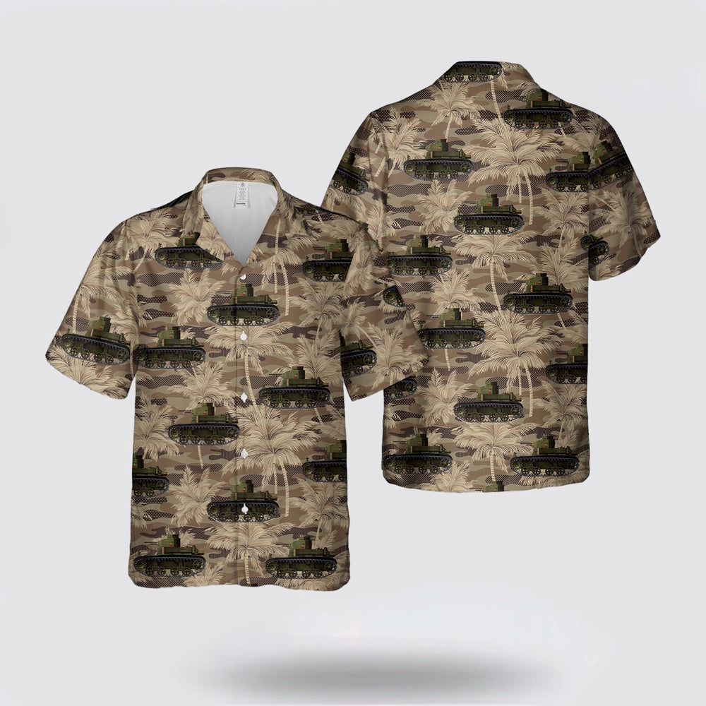 Army Hawaiian Shirt, US Army M2A2 “Mae West” from the 21st Armored Division Hawaiian Shirt