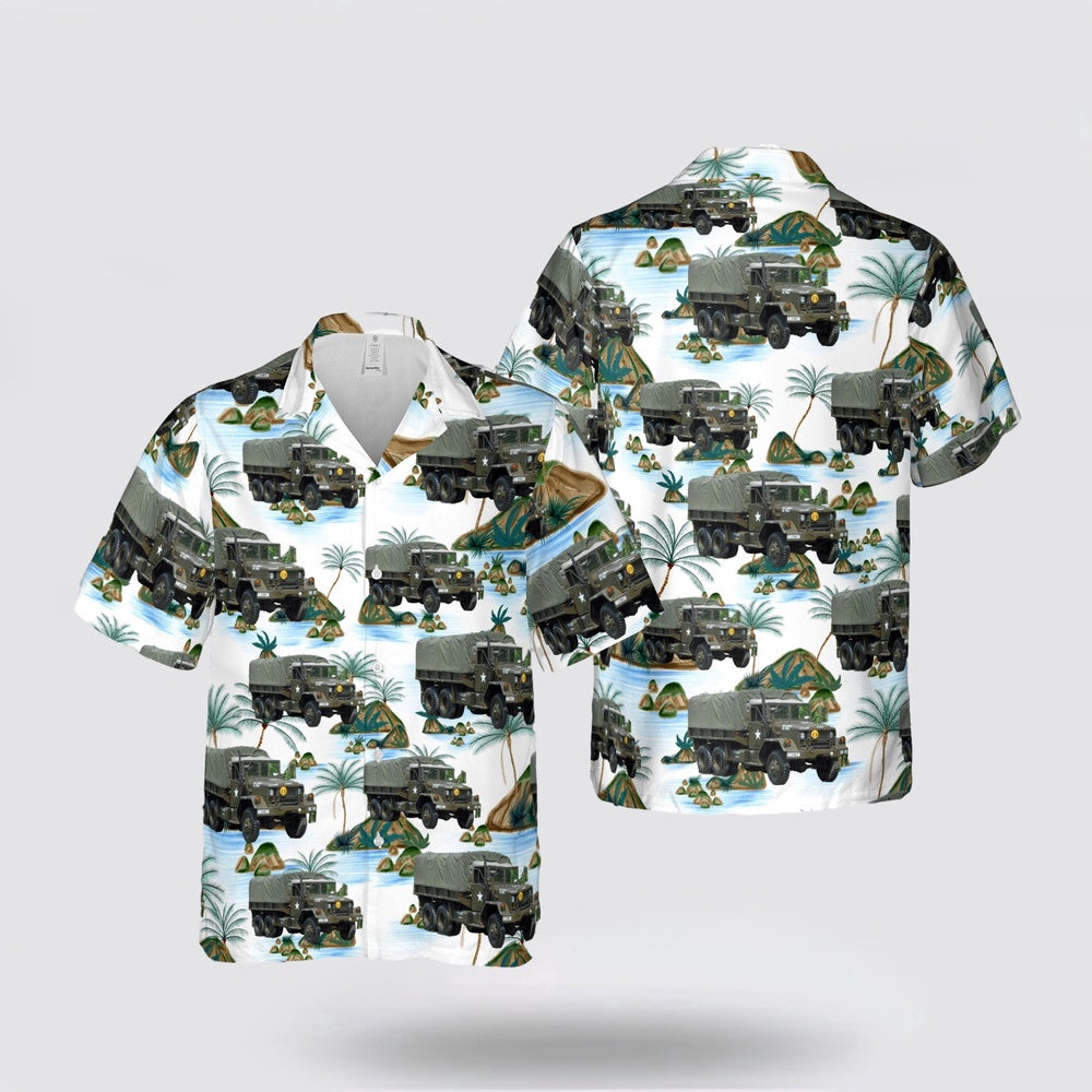 Army Hawaiian Shirt, US Army M35A2 Truck Hawaiian Shirt