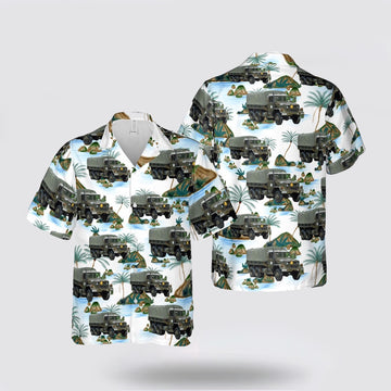 Army Hawaiian Shirt, US Army M35A2 Truck Hawaiian Shirt