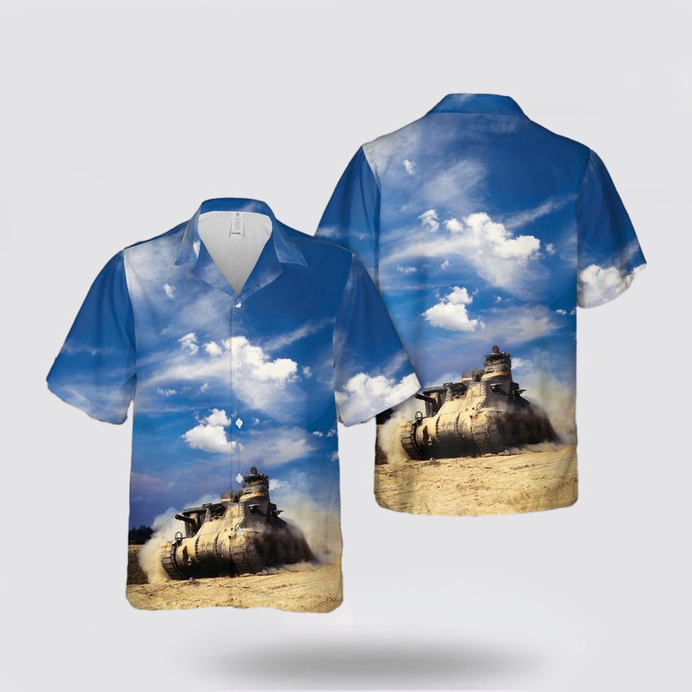 Army Hawaiian Shirt, US Army M3 Lee In WW2 Hawaiian Shirt