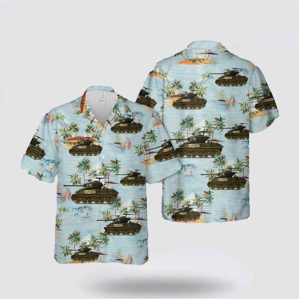 Army Hawaiian Shirt, US Army M4 Thunderbolt VII Hawaiian Shirt