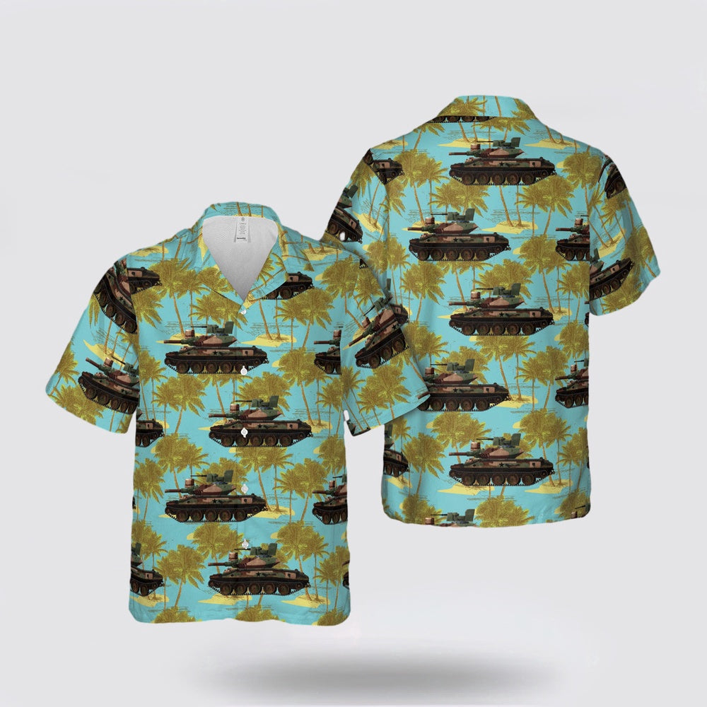 Army Hawaiian Shirt, US Army M551 ACAV Merdc in the 1980s Hawaiian Shirt