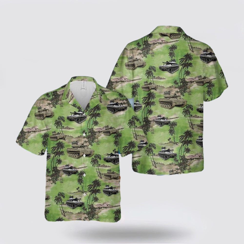 Army Hawaiian Shirt, US Army M551 Sheridan Hawaiian Shirt