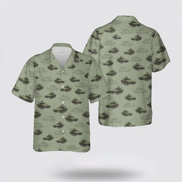 Army Hawaiian Shirt, US Army M551 Sheridan Tank Hawaiian Shirt