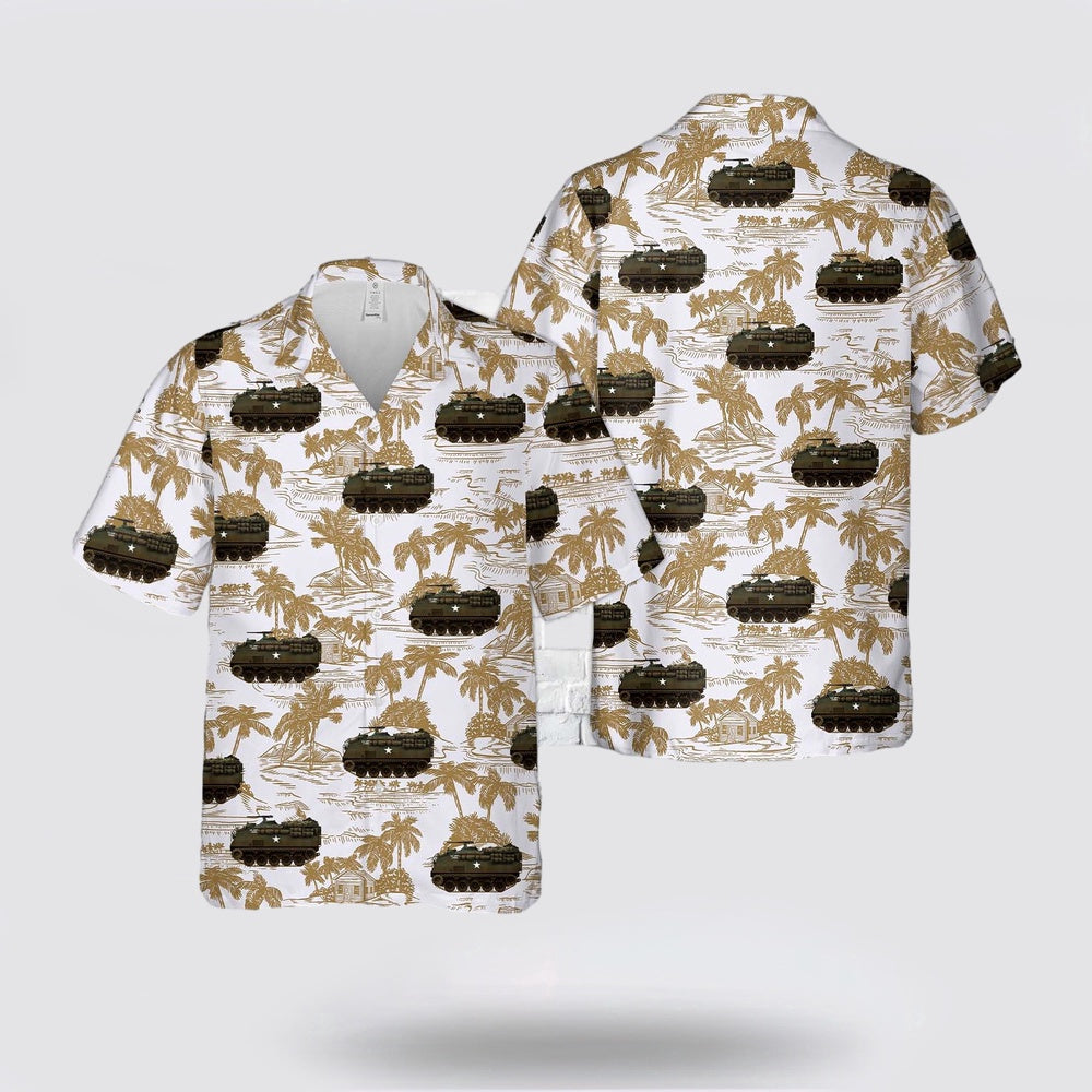 Army Hawaiian Shirt, US Army M75 in Korea, 1953 Hawaiian Shirt