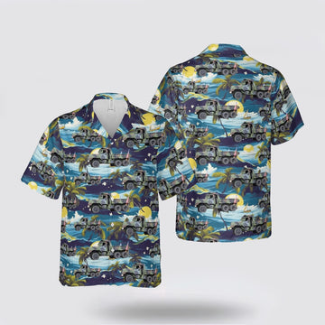 Army Hawaiian Shirt, US Army M929 5-ton 6x6 Hawaiian Shirt