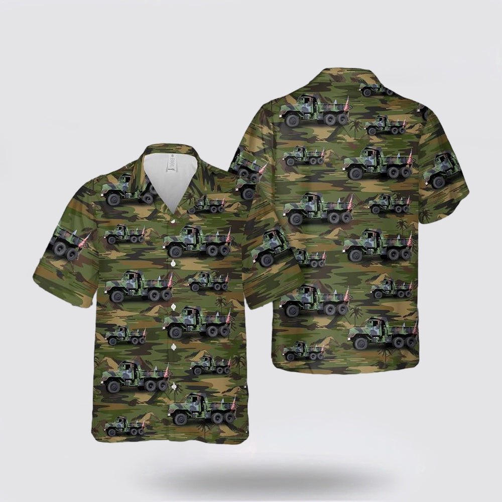 Army Hawaiian Shirt, US Army M939 Truck Hawaiian Shirt