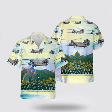 Army Hawaiian Shirt, US Army MH-47G Chinook Of 160th Special Operations Aviation Regiment (Airborne) Hawaiian Shirt