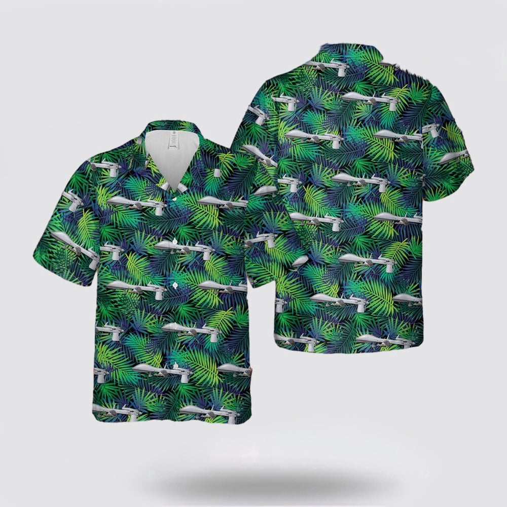 Army Hawaiian Shirt, US Army MQ-1C Gray Eagle Of 116th MI BDE, 224th MI BN Hawaiian Shirt