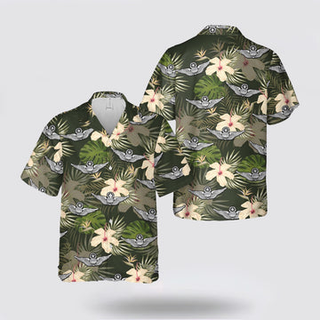 Army Hawaiian Shirt, US Army Master Aviator Wings Hawaiian Shirt