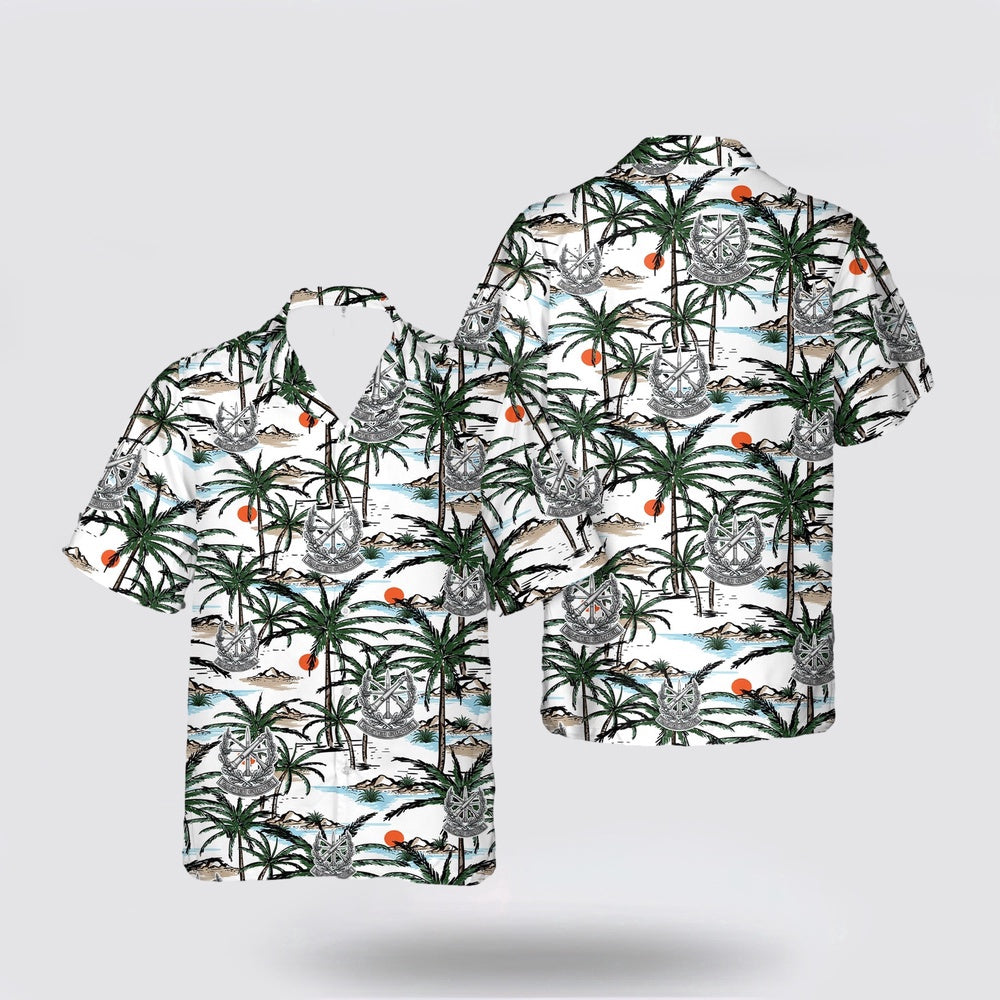 Army Hawaiian Shirt, US Army Master Gunner Badge Concept Hawaiian Shirt