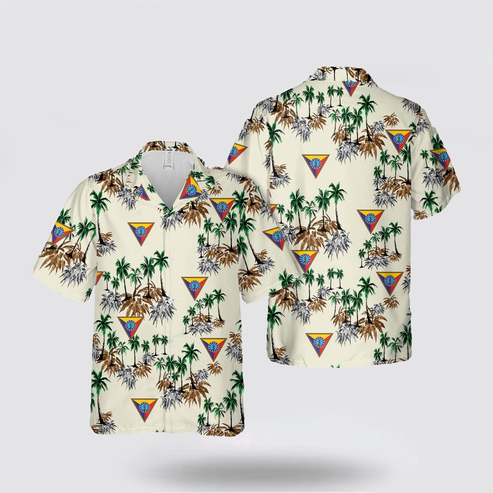Army Hawaiian Shirt, US Army National Guard Training Center Garrison Command Hawaiian Shirt, Military Hawaiian Shirt