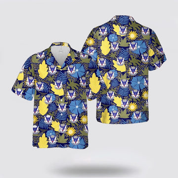 Army Hawaiian Shirt, US Army Nebraska Army National Guard 2nd Battalion, 134th Infantry Regiment (Airborne) Hawaiian Shirt