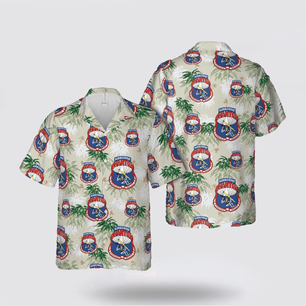 Army Hawaiian Shirt, US Army Phantom Airborne Brigade Hawaiian Shirt