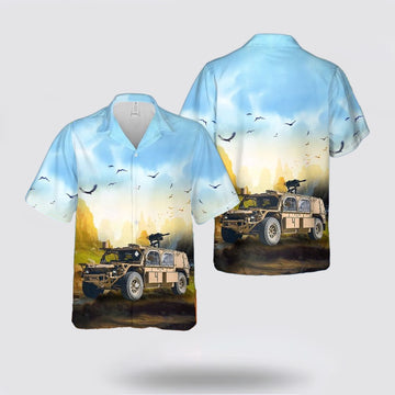 Army Hawaiian Shirt, US Army RG-31 Mine Protected Armored Personnel Carrier (MPAPC) Hawaiian Shirt