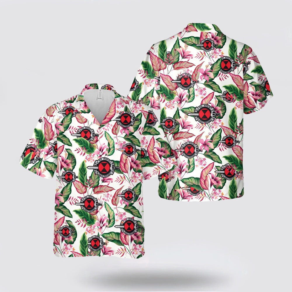 Army Hawaiian Shirt, US Army Ranger 7th Infantry Division (In War Invincible In Peace Prepared) Hawaiian Shirt