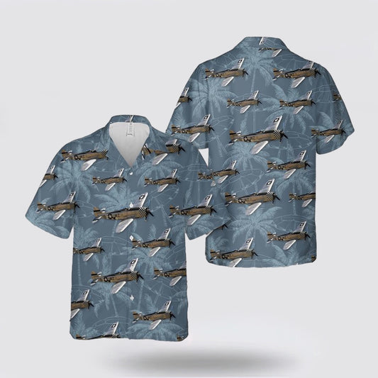 Army Hawaiian Shirt, US Army Republic P-47 Thunderbolt Hawaiian Shirt