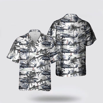 Army Hawaiian Shirt, US Army Sikorsky UH-60M Black Hawk Hawaiian Shirt