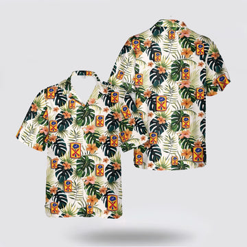 Army Hawaiian Shirt, US Army South Carolina Army National Guard 263rd Army Air and Missile Defense Command Hawaiian Shirt