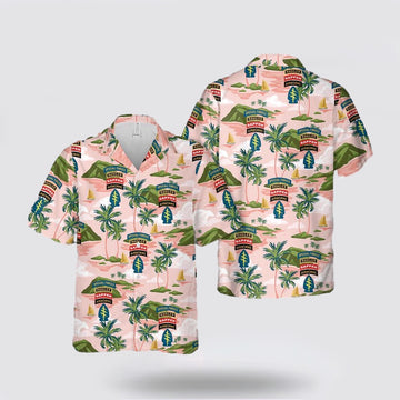 Army Hawaiian Shirt, US Army Special Forces Ranger Sapper Airborne Hawaiian Shirt