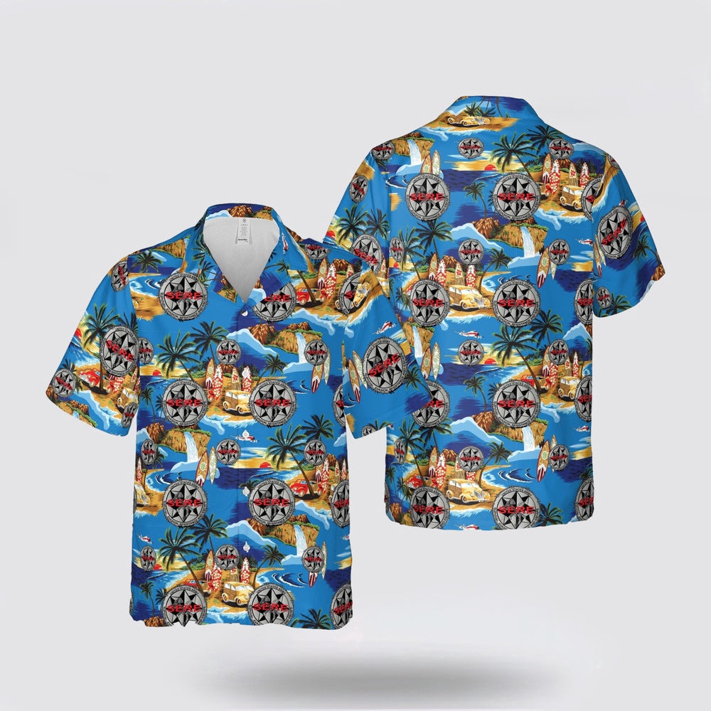 Army Hawaiian Shirt, US Army Survival, Evasion, Resistance, and Escape (SERE) School Hawaiian Shirt