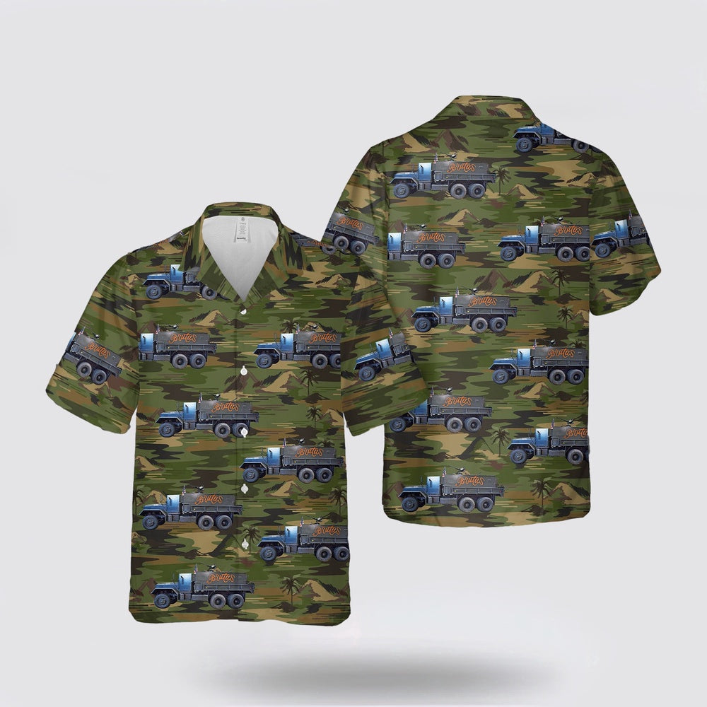 Army Hawaiian Shirt, US Army The Brutus Gun Truck Hawaiian Shirt