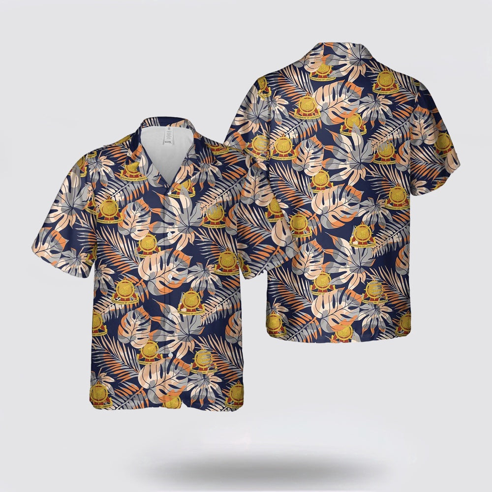 Army Hawaiian Shirt, US Army Transportation Corps Regimental Crest Hawaiian Shirt
