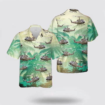 Army Hawaiian Shirt, US Army UH-1 Huey Hawaiian Shirt
