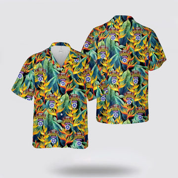 Army Hawaiian Shirt, US Army V Corps LRRP Company Hawaiian Shirt