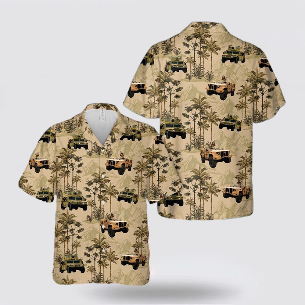 Army Hawaiian Shirt, US Army Vehicles Hawaiian Shirt