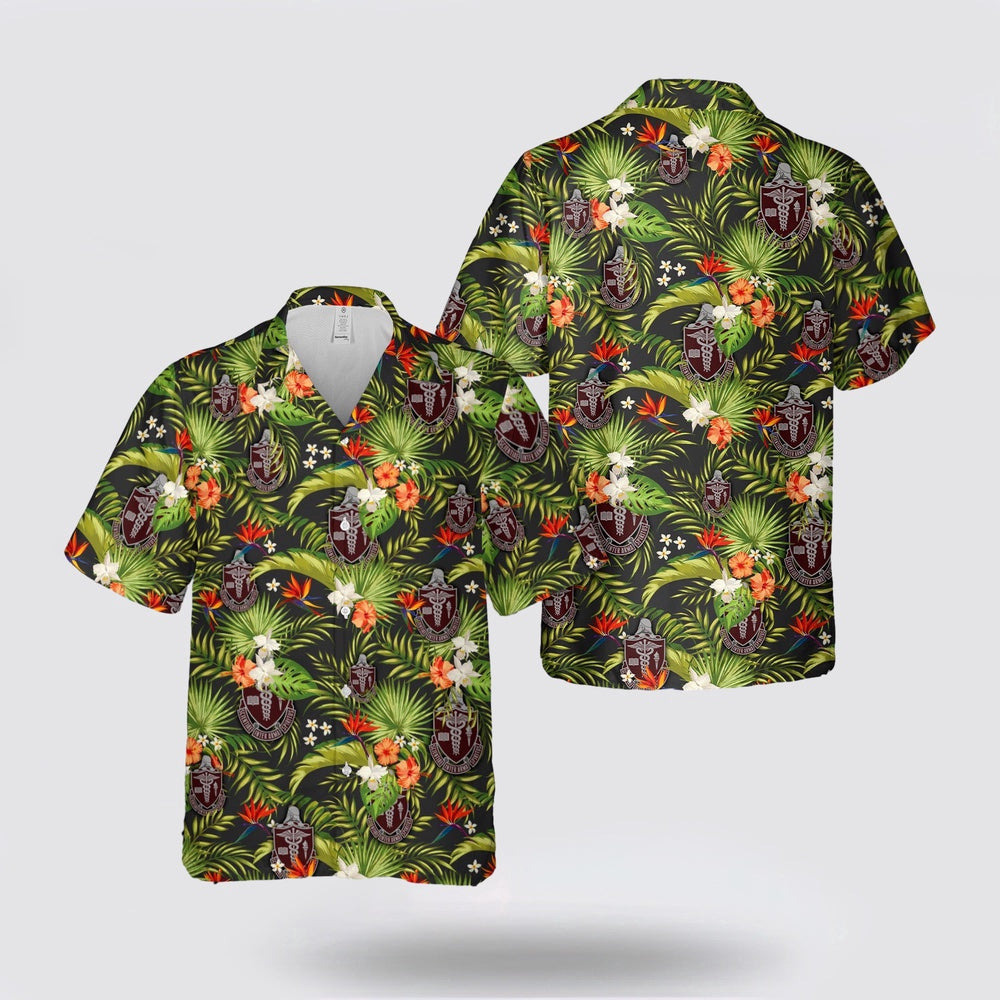 Army Hawaiian Shirt, US Army Walter Reed Army Medical Center Hawaiian Shirt