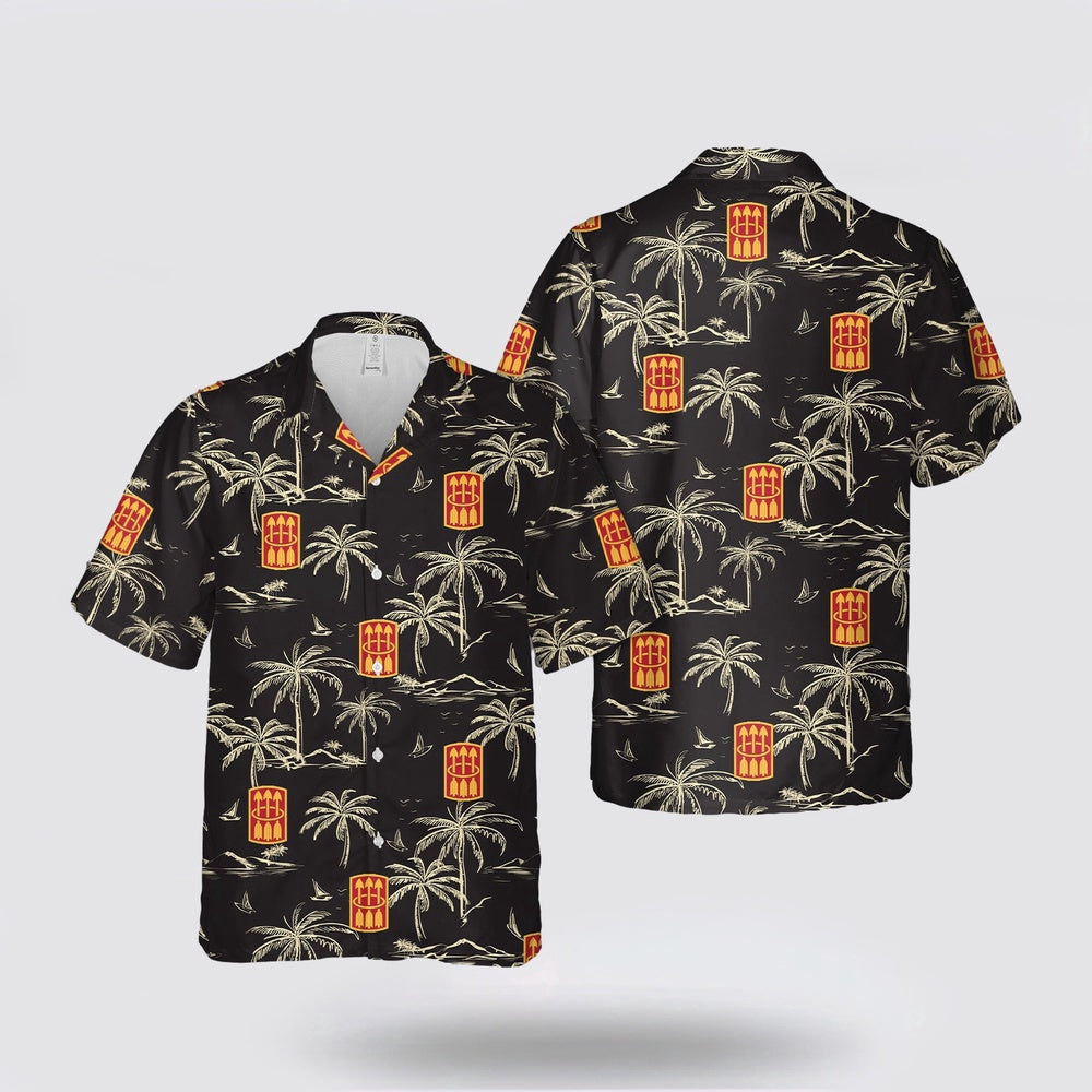 Army Hawaiian Shirt, United States Army Air Defense Artillery School Hawaiian Shirt, Military Hawaiian Shirt