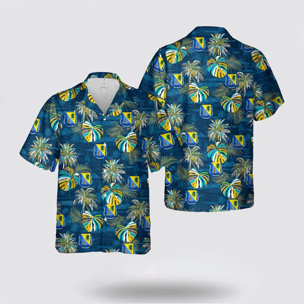 Army Hawaiian Shirt, United States Army CBRN School (USACBRNS) Hawaiian Shirt, Military Hawaiian Shirt