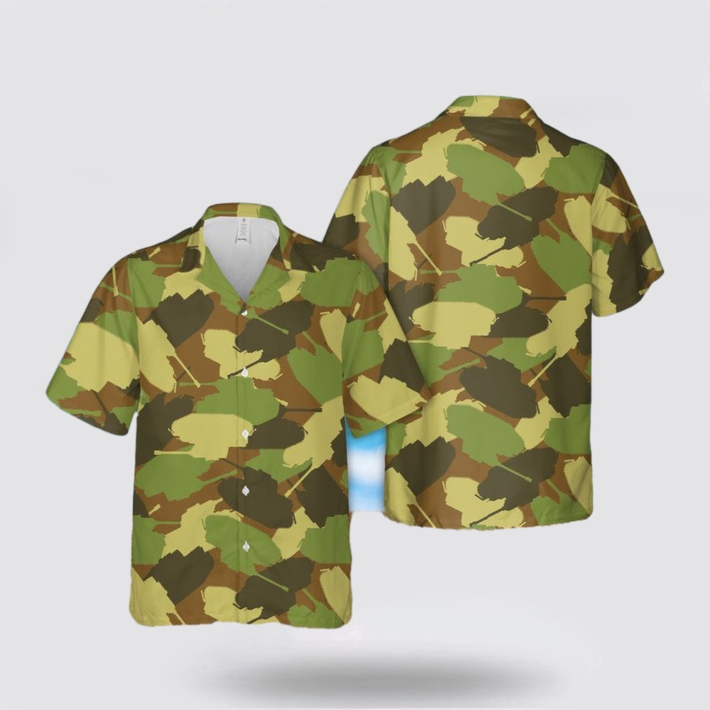 Army Hawaiian Shirt, Us Army Tank Hawaiian Shirt