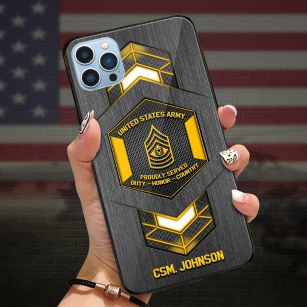 Army Phone Case, Us Army Military Phone Case, Custom Your Phone Case, Military Phone Cases
