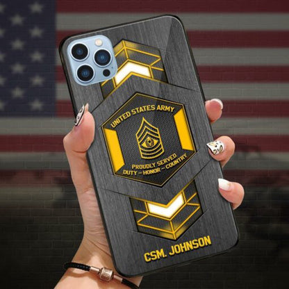 Army Phone Case, Us Army Military Phone Case, Custom Your Phone Case, Military Phone Cases