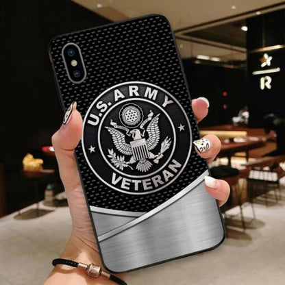 Army Phone Cases, Normal Phone Case All Over Printed United States Army Veteran, Military Phone Cases