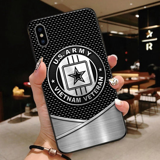 Army Phone Cases, Normal Phone Case All Over Printed United States Army Vietnam Veteran, Military Phone Cases