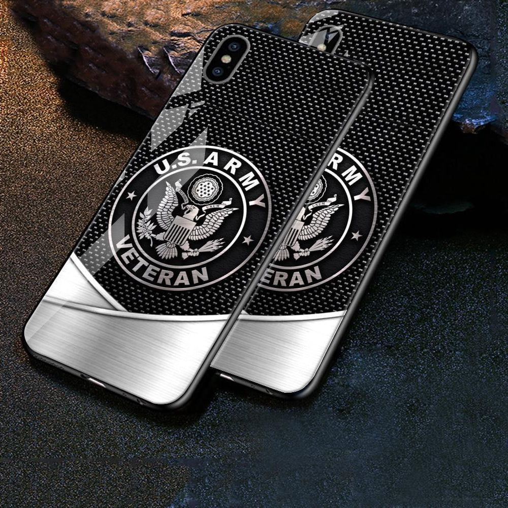 Army Phone Cases, United States Army  Veteran Normal Phone Case All Over Printed, Military Phone Cases