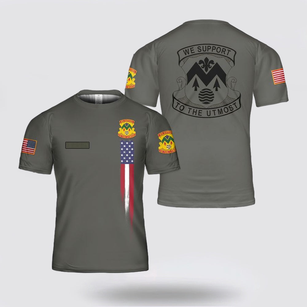 Army T Shirt, Custom Name US Army 528th Sustainment Brigade (Special Operations) (Airborne) All Over Print T Shirt 3D