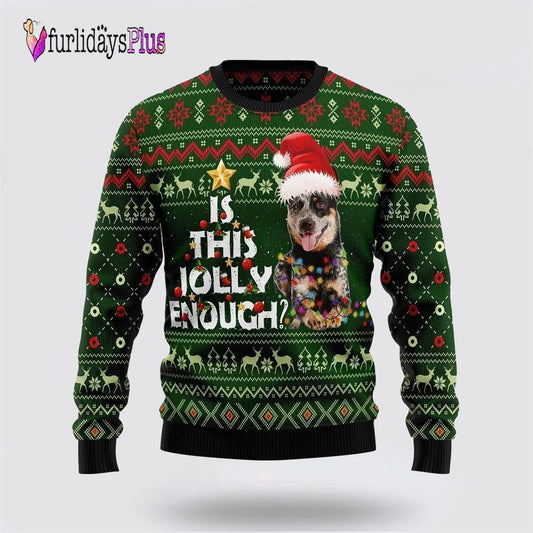 Australian Cattle Dog Jolly Ugly Christmas Sweater, Dog Lover Christmas Sweater