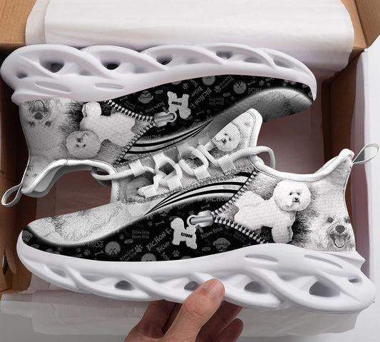 Bichon Frisé Sketch Max Soul Shoes For Women Men Kid - Gift For Dog lover