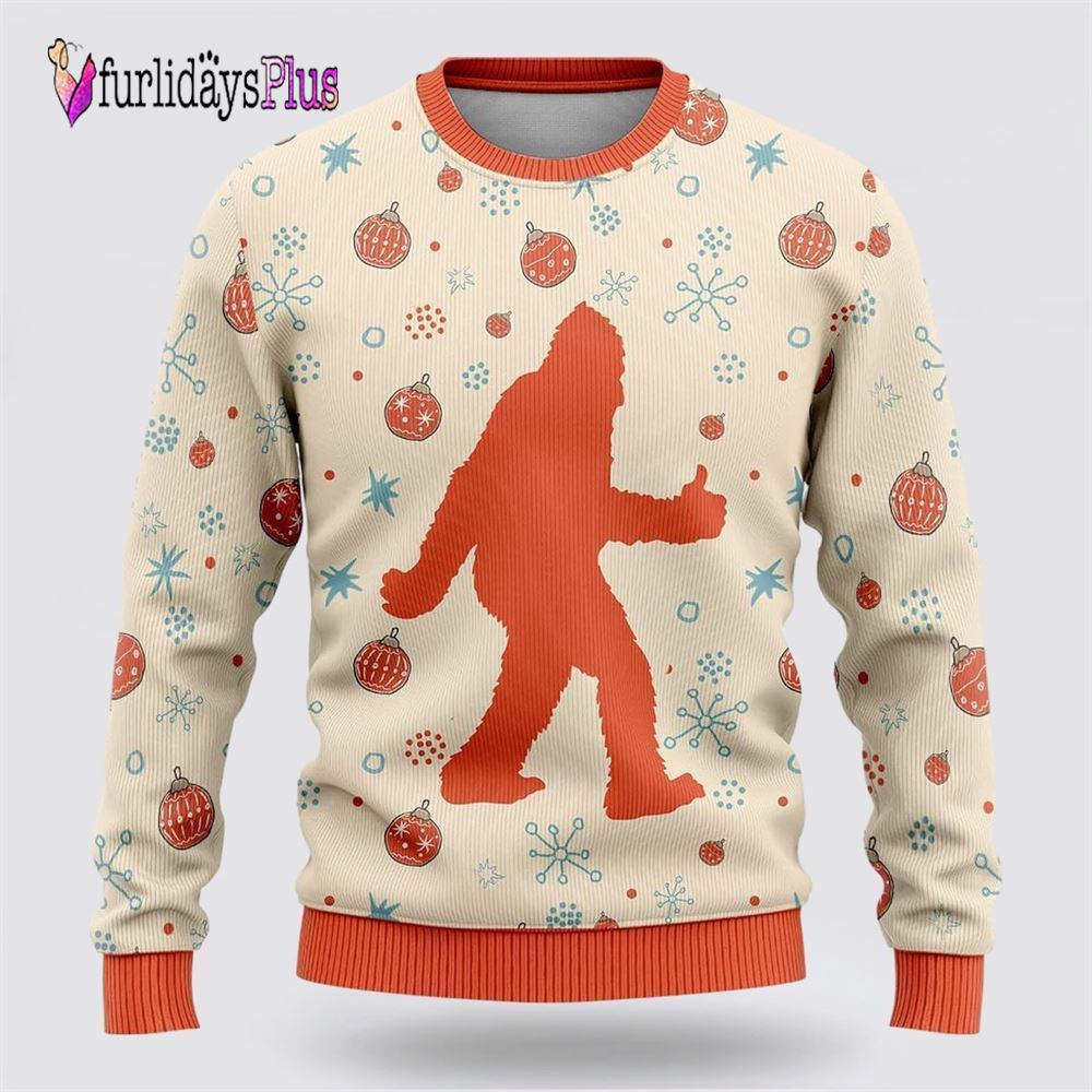 Bigfoot Funny christmas Ugly Christmas Sweater, Best Gift For Christmas