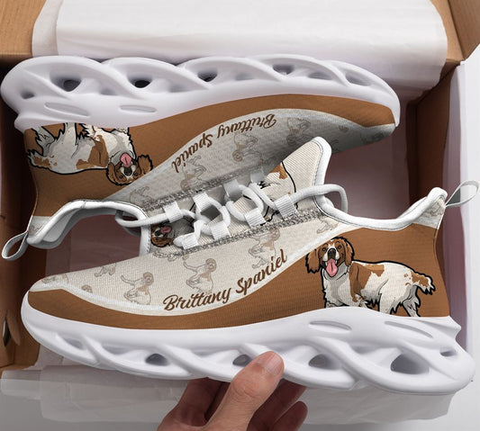 Brittany Spaniel Max Soul Shoes - Gift For Dog lover