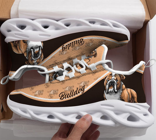 Bulldog Max Soul Shoes - Gift For Dog lover