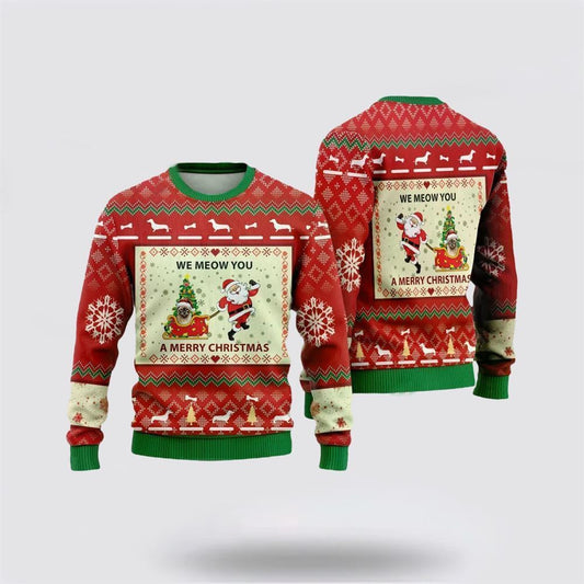 Burmese Cats Ugly Christmas Sweater, Christmas Sweater For Cat Lover