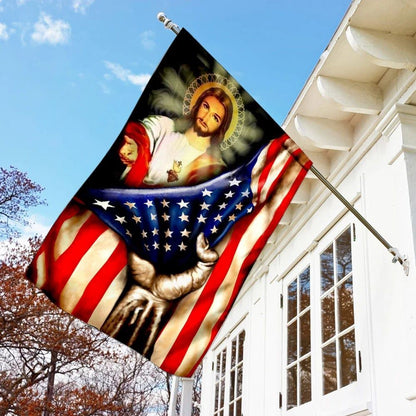 Christian Flag, America Nee House Flag, The Christian Flag, Jesus Christ Flag